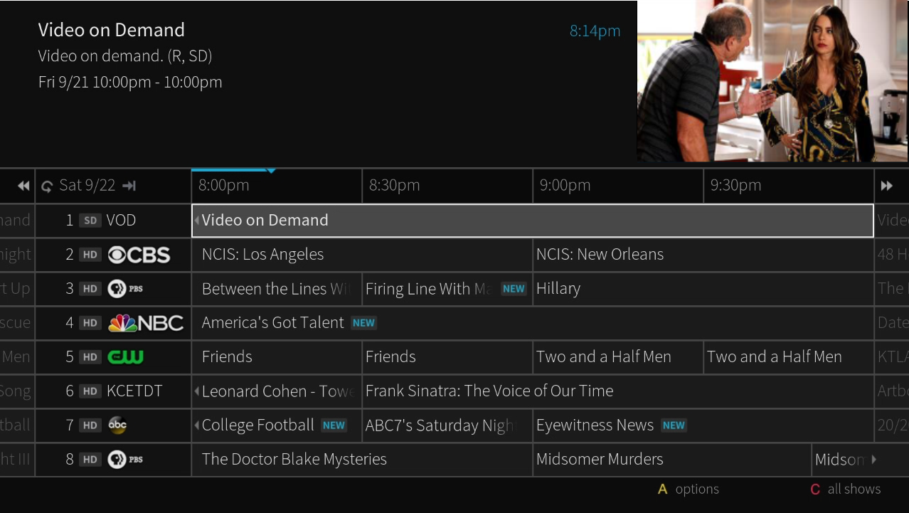 TiVo Experience 4: Guide