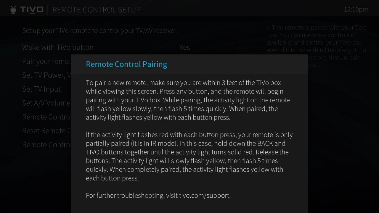 TiVo Voice Troubleshooting